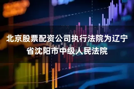 北京股票配资公司执行法院为辽宁省沈阳市中级人民法院
