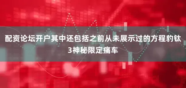 配资论坛开户其中还包括之前从未展示过的方程豹钛3神秘限定痛车